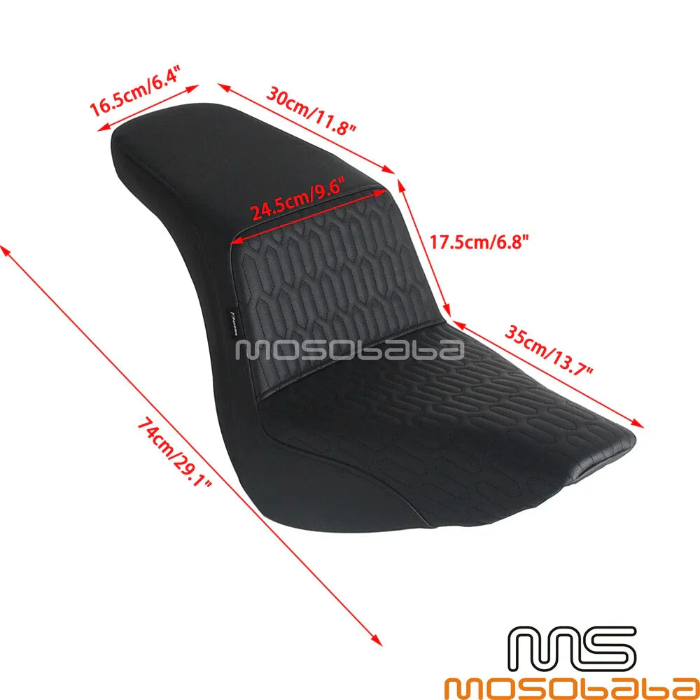 Gel Pad Seat Kit for Harley Softail FLSB FXLR FXLRS FXLRST (2018-2023)