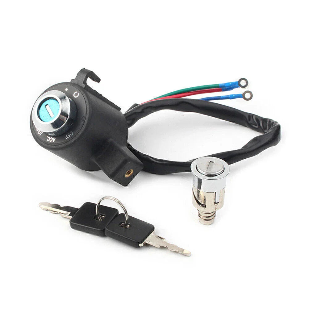 Ignition Switch Fuel Gas Cap Seat Lock Key for Harley Sportster 883 (1995-2003)