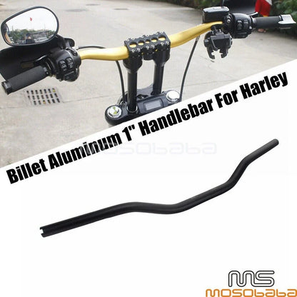 1" Motorcycle Tracker Drag Bars for Harley Dyna Softail Street Bob (2006-2023)
