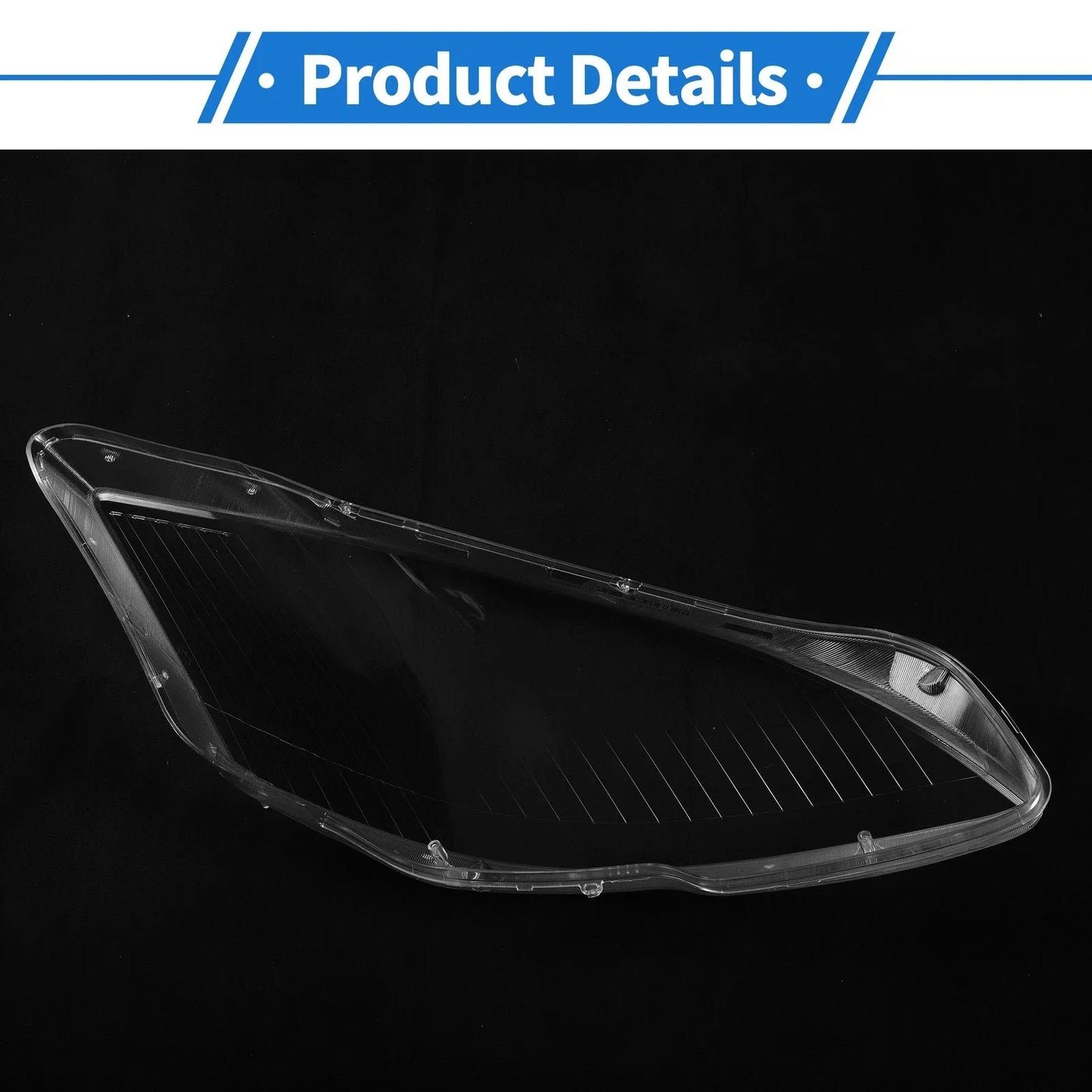 Car Front Left Headlight Lens Cover for Mercedes-Benz S-Class (2006-2009)