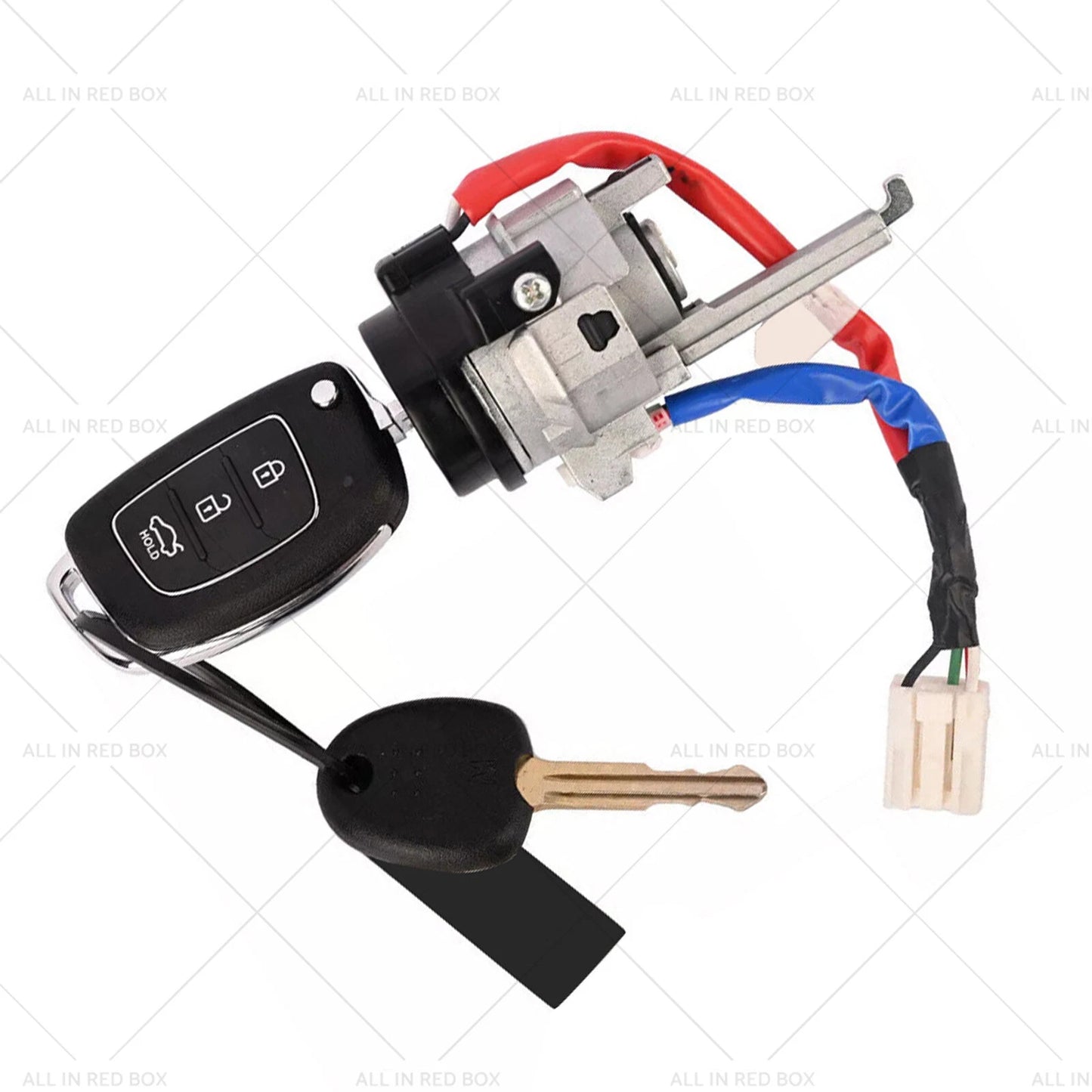 Ignition W/Remote Key & Front Left Door Lock Cylinder for Hyundai Elantra