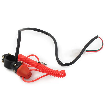 Engine Stop Kill Switch Safety Tether Lanyard for Pit Dirt Quad Bike