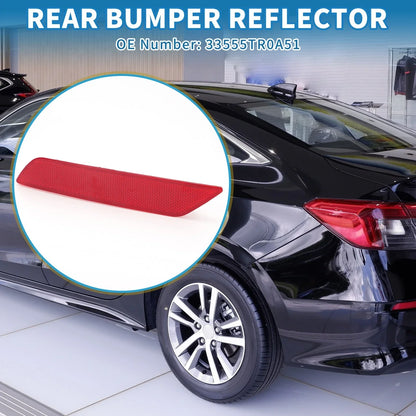 Rear Left Side Bumper Reflector for Honda Civic (2013-2015)