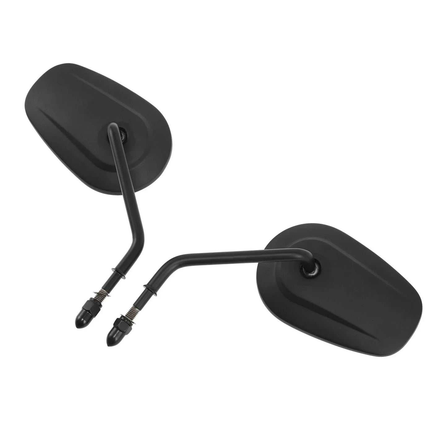 Matte Black Rearview Mirrors for Harley Heritage Softail Dyna Fat Bob