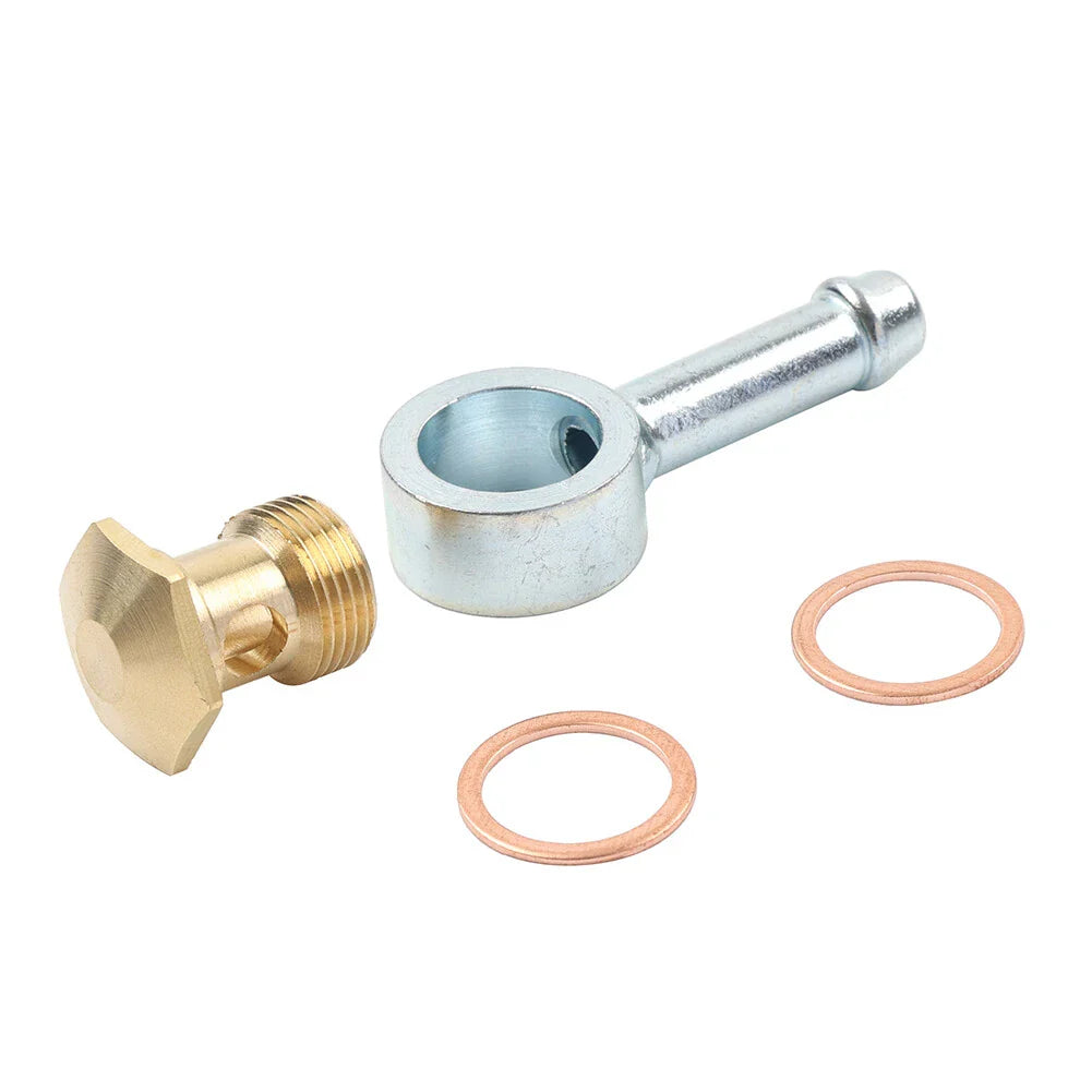 9/16-24 to 5/16" Banjo Fuel Bowl Inlet Fitting for Holley 26-25