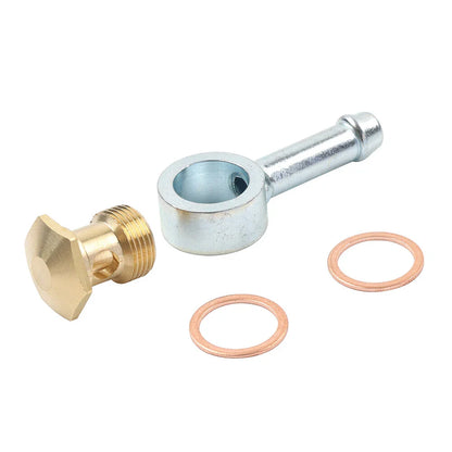 9/16-24 to 5/16" Banjo Fuel Bowl Inlet Fitting for Holley 26-25