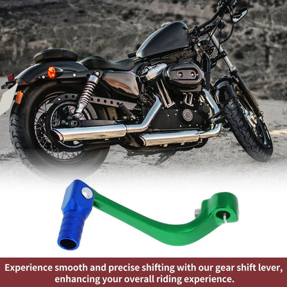 Folding Motorcycle Gear Shifter Lever for Honda CRF110F (2013-2018) Green/Blue