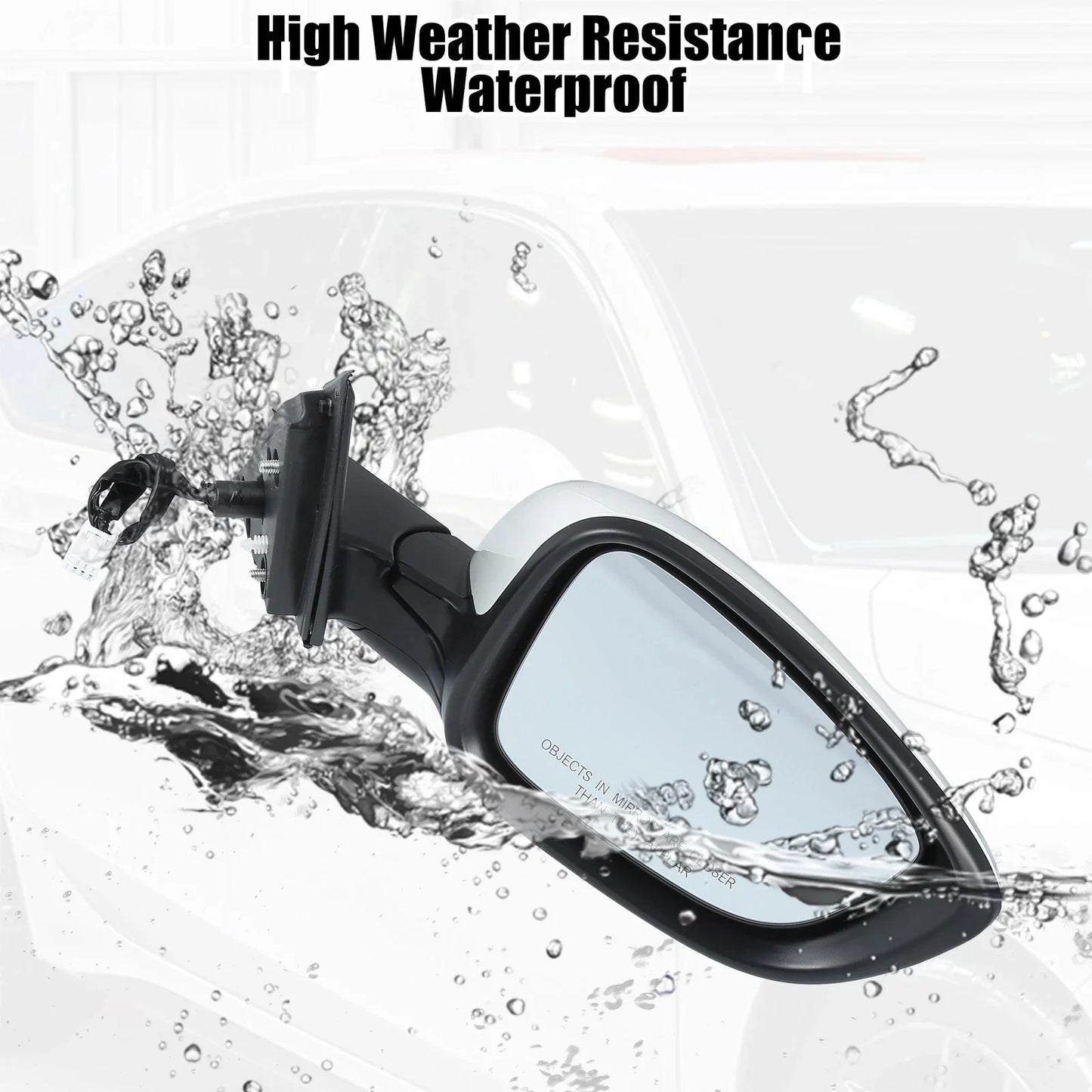 3 Pin Right Side Door Mirror Assembly for Honda Accord (2018-2022)