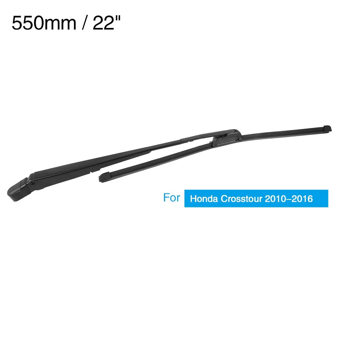 Rear Wiper Blade Arm Set 550mm 22 Inch for Honda Crosstour (2010-2016)