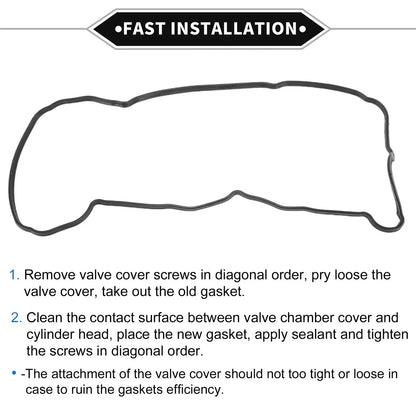 Valve Cover Gasket for Lexus ES300 1994-1998 (2 x Cylinder Head Valves)