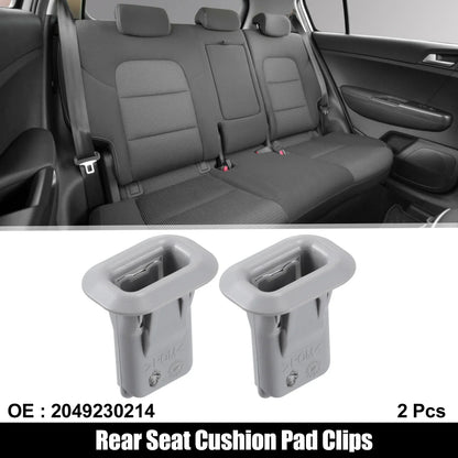 2 x Rear Seat Cushion Pad Clips for Mercedes-Benz A220 (2019-2021)