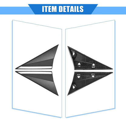 2 x Left Right Mirror Corner Triangle Covers for Hyundai Elantra (2014-2016)