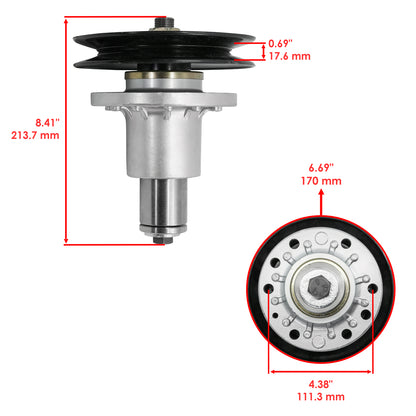 Deck Outer Spindle Replacement for Exmark FMD604 FR604 60 inch (2005–2020)