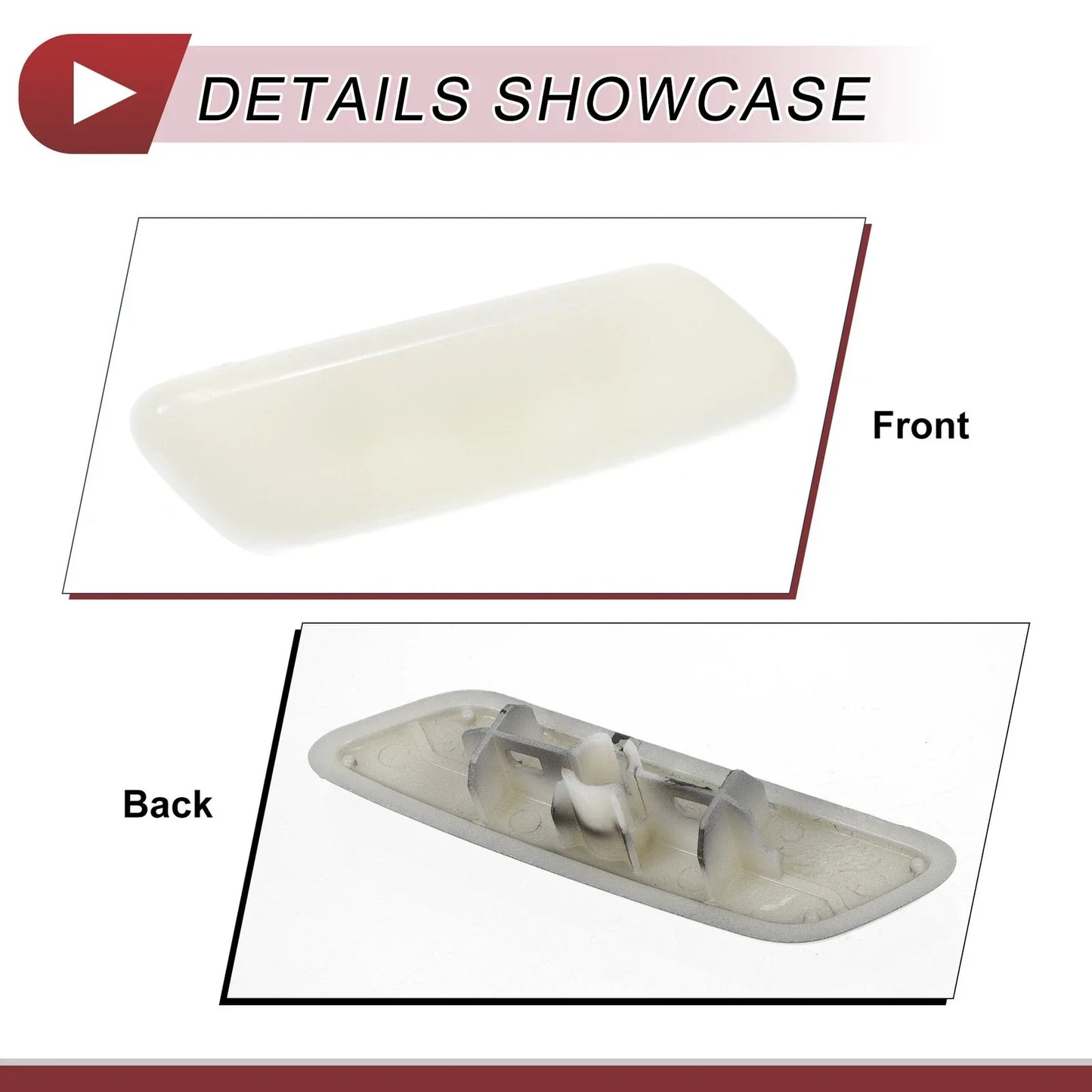 Front Right Washer Nozzle Cover for Lexus IS250 (2009-2010) Unpainted 1 x