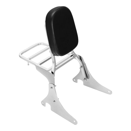 Backrest Sissy Bar w/ Luggage Rack for Kawasaki Vulcan VN 400 800 (1995-2012)