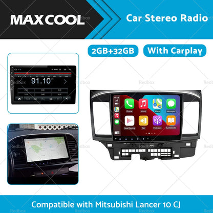 10.1" 32GB Carplay Radio Head Unit GPS for Mitsubishi Lancer (2007-2017)