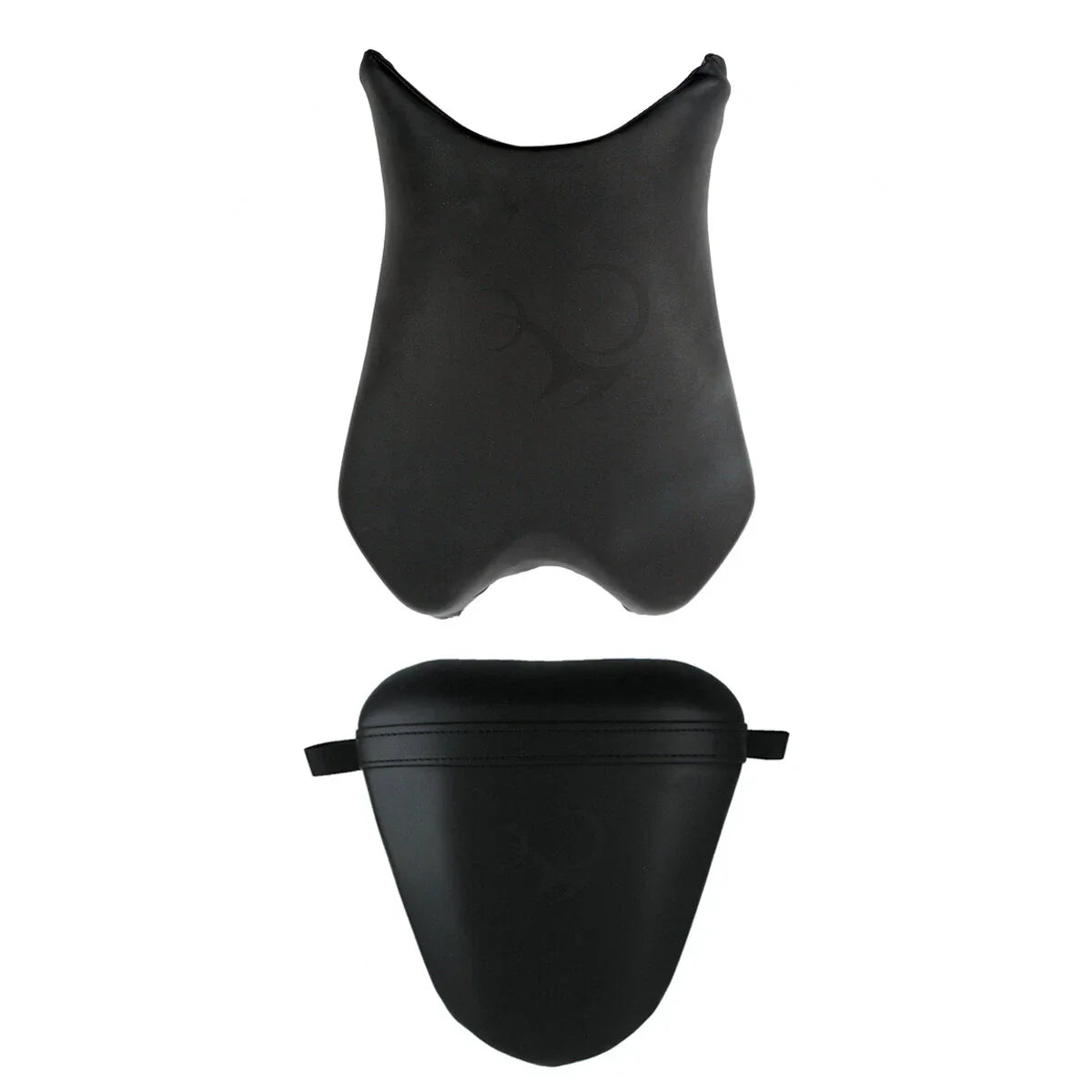 Black Front Rear Driver Passenger Seat for Yamaha YZF R6 (2008-2016)
