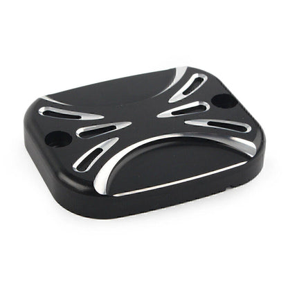 CNC Front Brake Reservoir Master Cylinder Cover for Harley Road King, Softail