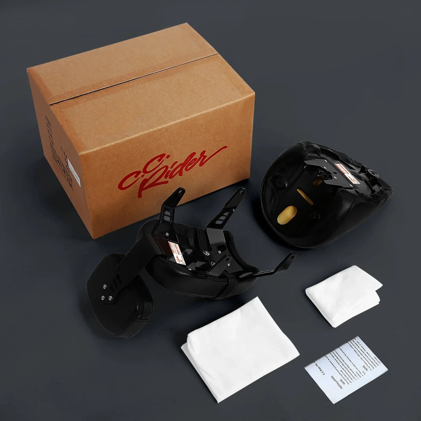 Driver & Passenger Seat Backrest Pad for Indian Scout Sixty (2018 - 2023)
