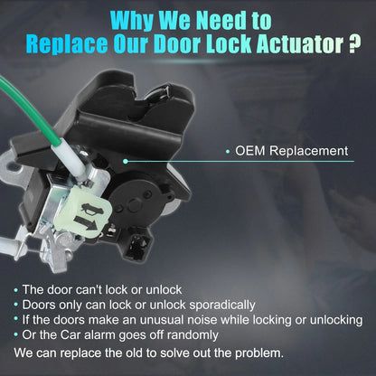 Rear Liftgate Door Lock Actuator Motor for Hyundai Azera (2012-2017)