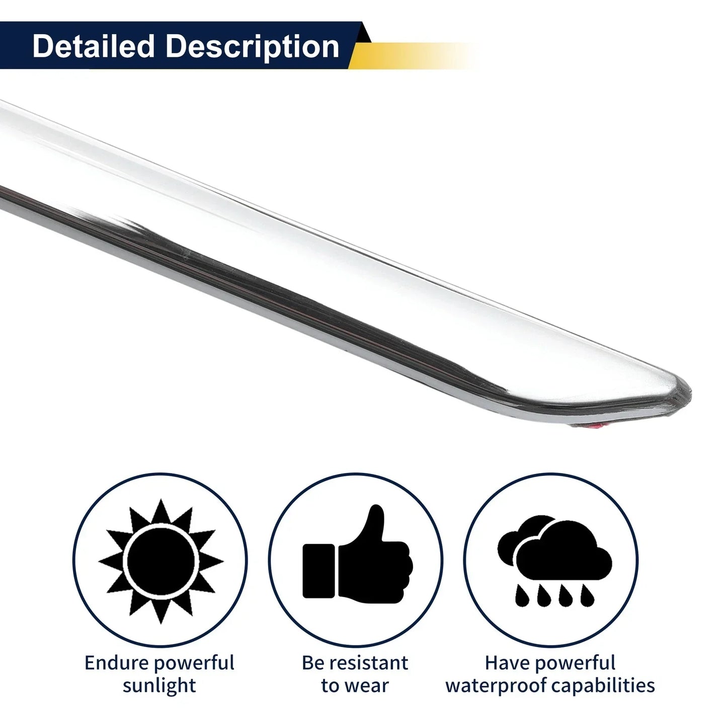 Car Door Garnish Trim for Mercedes-Benz E-Class (2010-2013)
