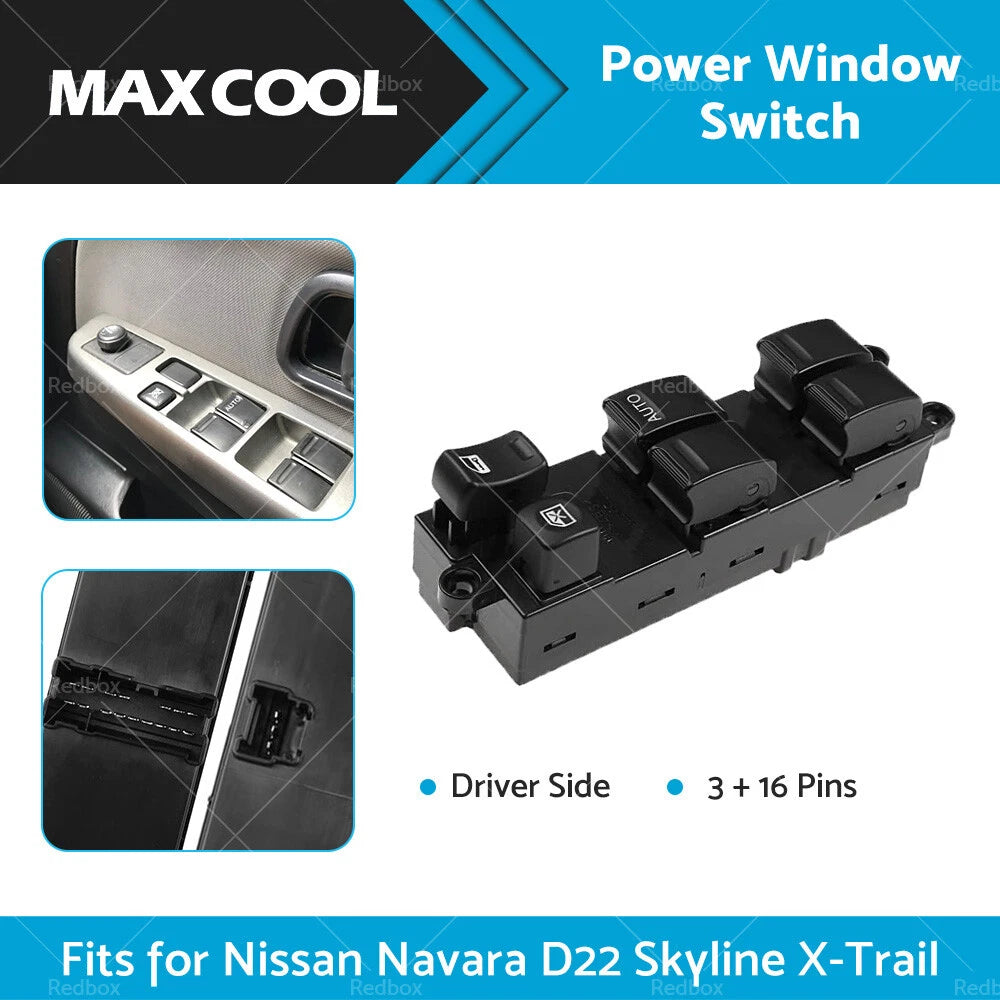 Power Window Switch for Nissan Navara D22, Skyline, X-Trail (2001-2014)