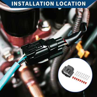 8 Pin Auto Waterproof Sensor Connector Plug for Honda - 1 Set ()