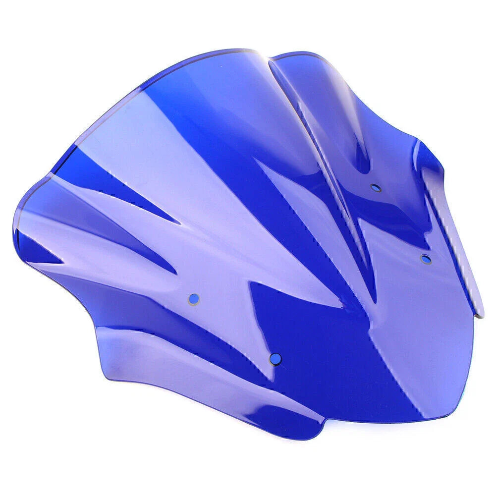 Blue Windshield Double Bubble Deflector for Yamaha MT-09 FZ09 (2017-2020)