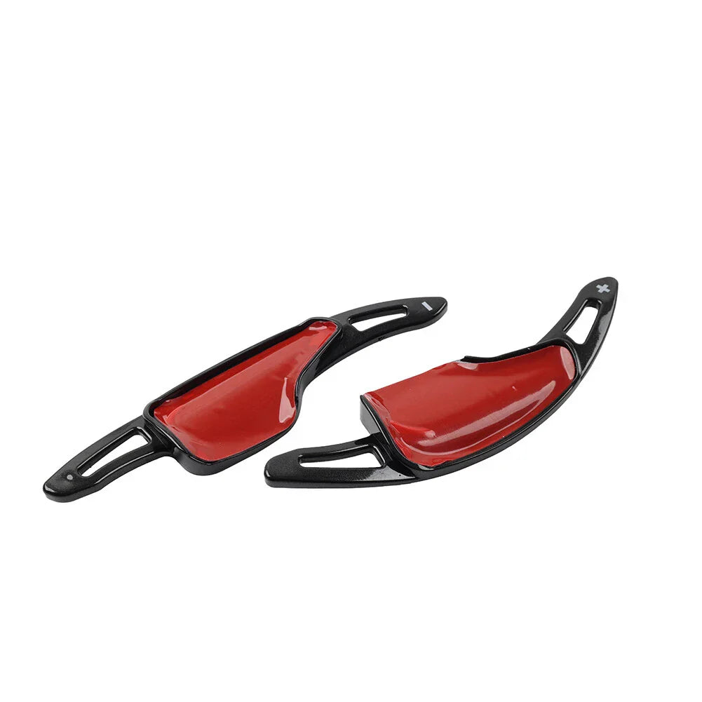 Black Steering Wheel Paddle Shifter Extensions for Chevrolet Camaro, Corvette