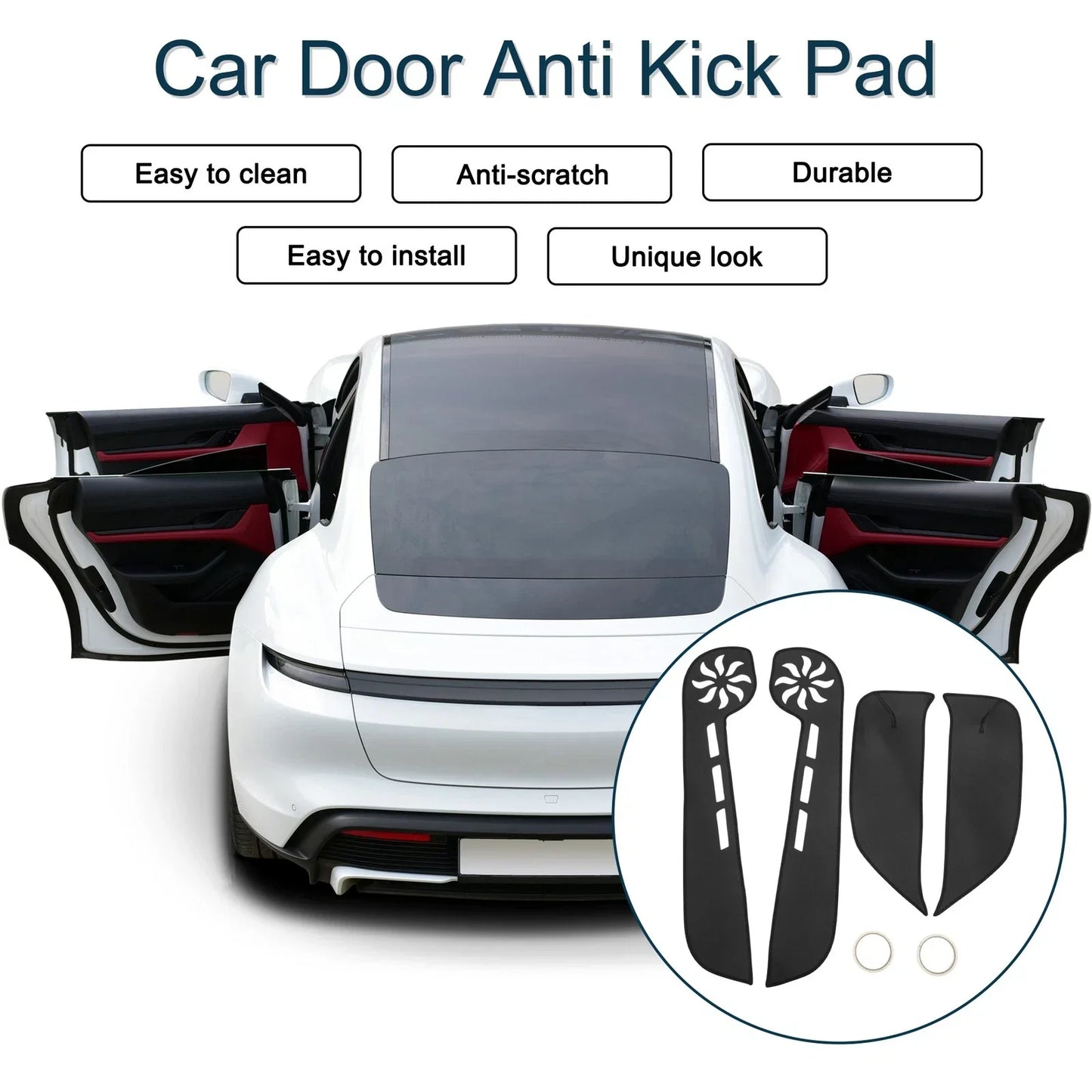 Car Door Anti Kick Pad Sticker Protector for Honda Civic (2000-2009)