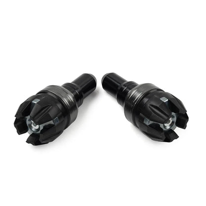 Universal Motorcycle Exhaust Frame Slider Bolt Anti Crash Protector - Grey
