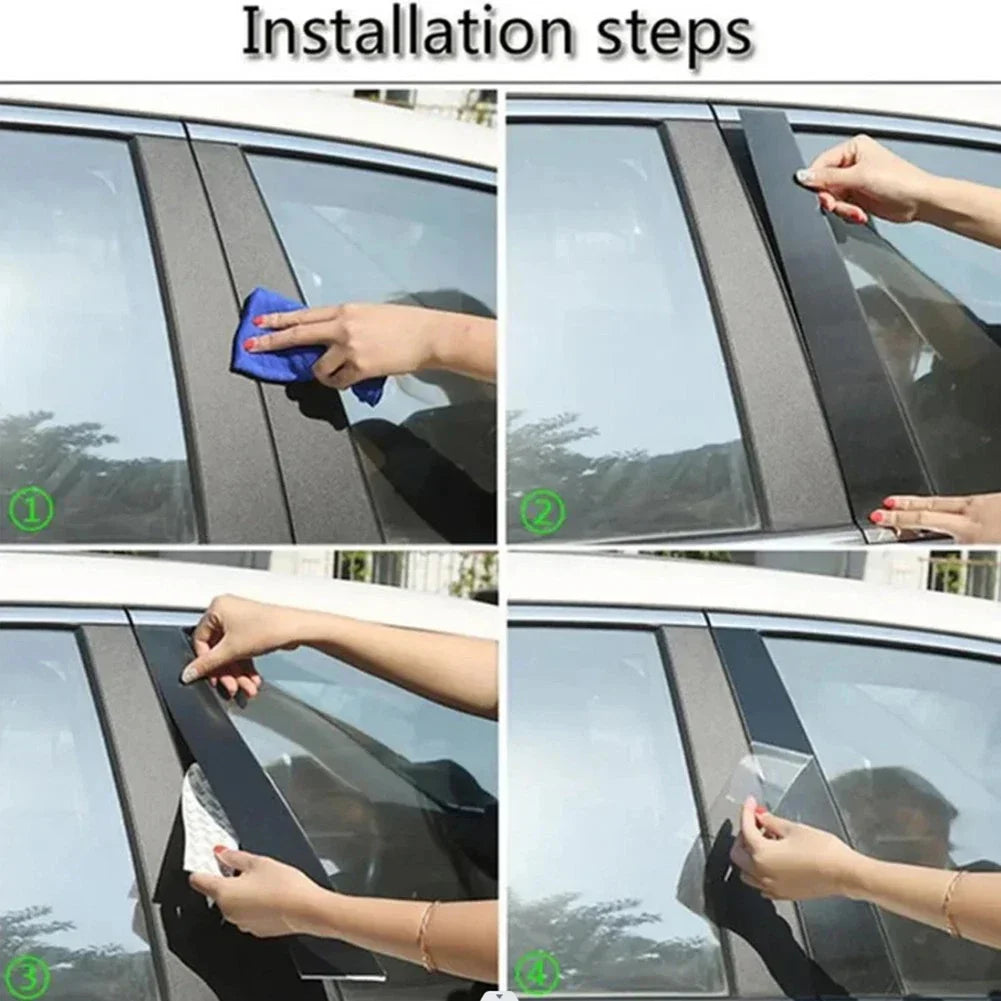 6 x Door Window Cover Trim for Honda Odyssey (2011-2017)