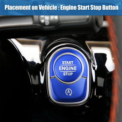 Engine Start Stop Button Cover Sticker Kit for Mercedes Benz A-Class (2013-2023)