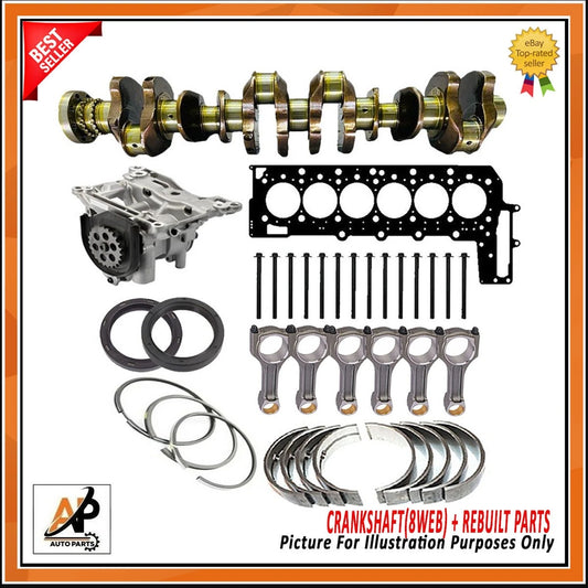 Crankshaft Replacement Rebuilt Parts for BMW X3 X4 X5 X6 3.0 Diesel (2004–2018)