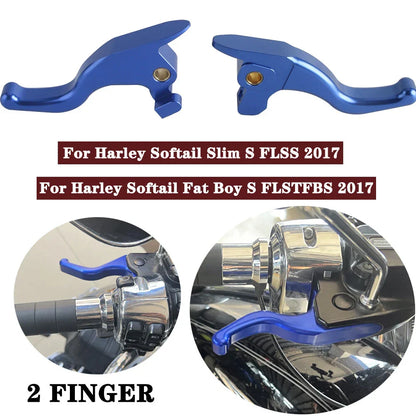 5.1'' Hand Brake Clutch Levers for Harley Softail Fat Boy FLSTFBS FLSS