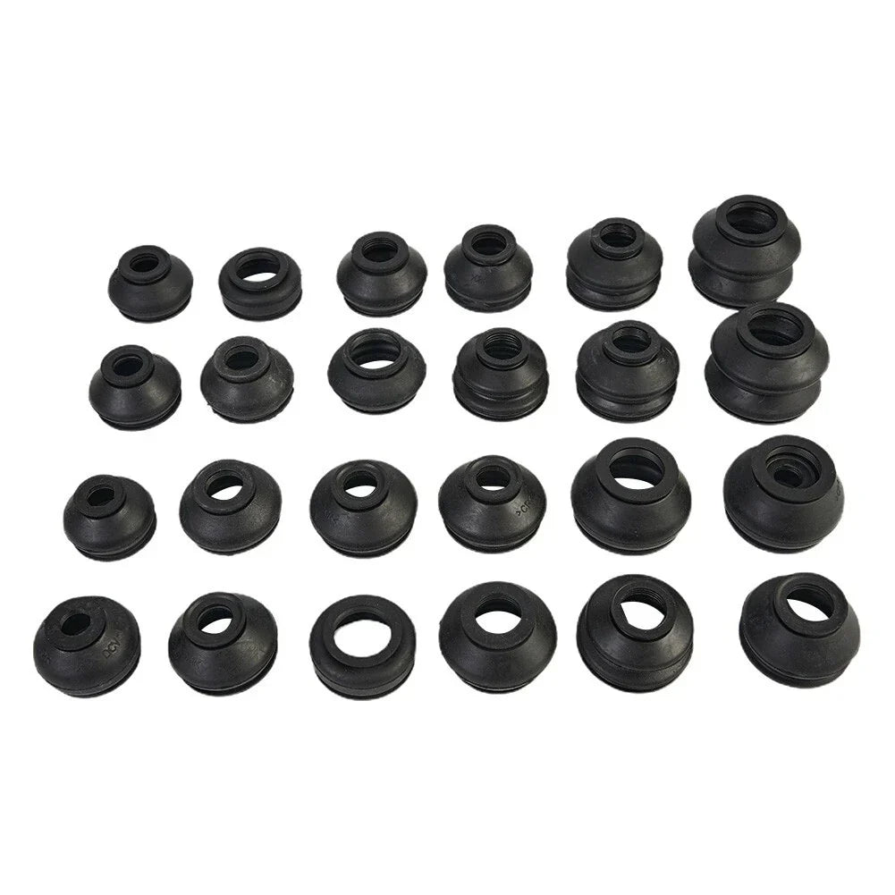 28pcs Ball Joint Boot Suspension Dust Cover for Track Tie Rod Linkage Kit