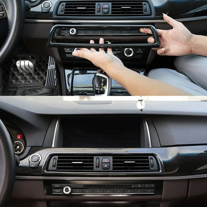 Carbon Fiber Air Conditioning Spout Frame Trim for BMW 5 Series (2010-2017)