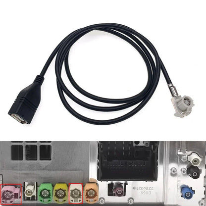USB Video Cable Connector for BMW 5 Series CIC NBT EVO (2008-2017)