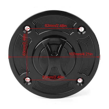 CNC Fuel Gas Tank Cap Cover for Suzuki TL1000S GS500 GSXR600 GSXR750 SV650
