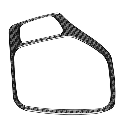Carbon Fiber Black Gear Shift Panel Cover Trim for Jeep Cherokee (2014-2018)