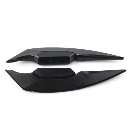 Universal Black Fairing Winglets Side Spoiler Deflector Air Wings - Pair