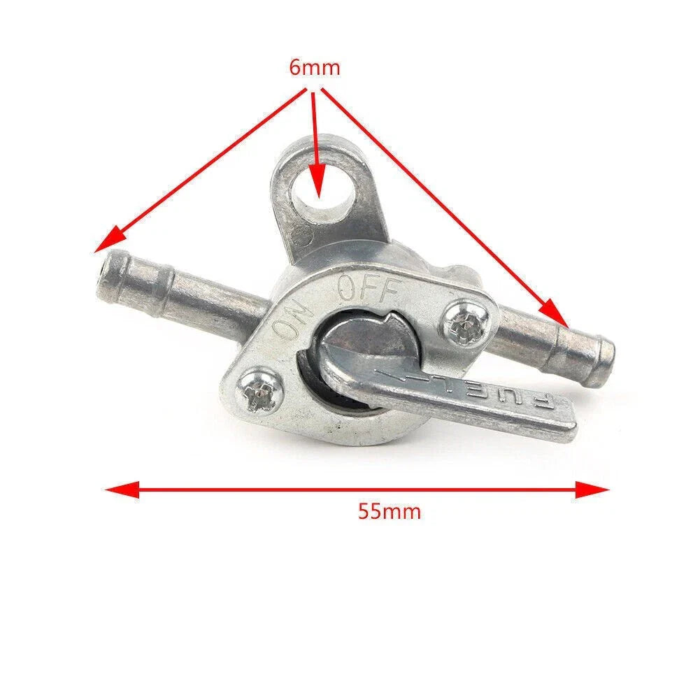 6mm 1/4" Inline Fuel Tank Tap Filter Petcock for PIT PRO Dirt Bike ATV Buggy