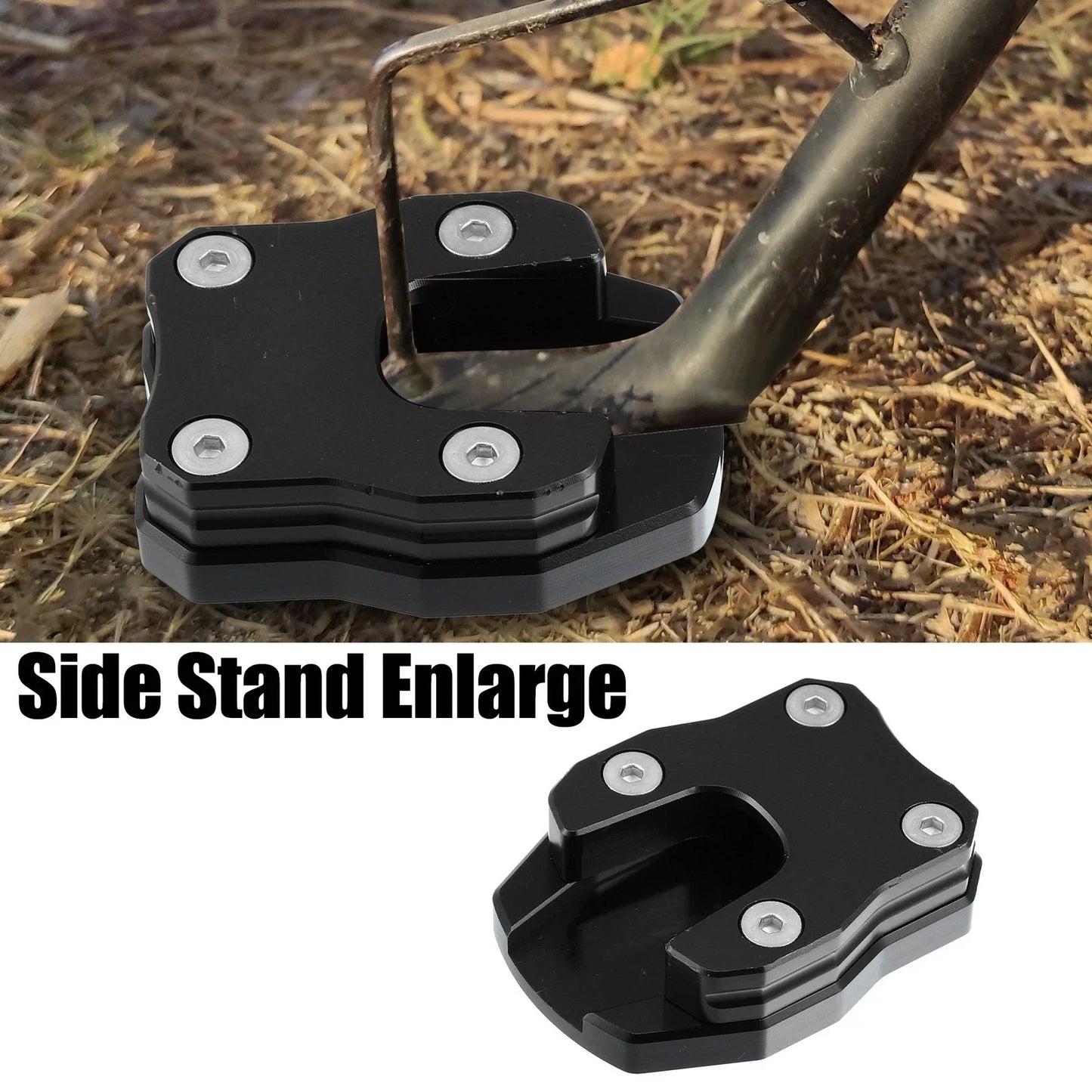 Aluminum Alloy Kickstand Side Stand Pad for Honda PCX125 (2018-2023)