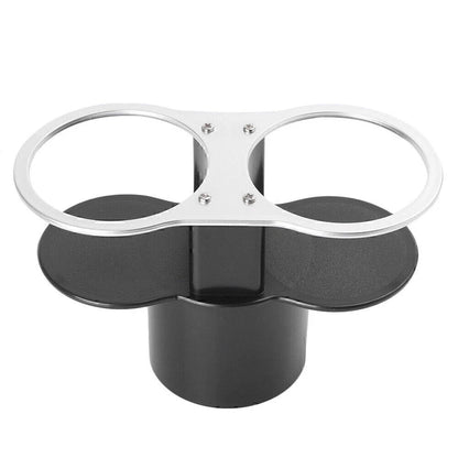 Dual Cup Holders Drink Stand Storage Wedge for Benz