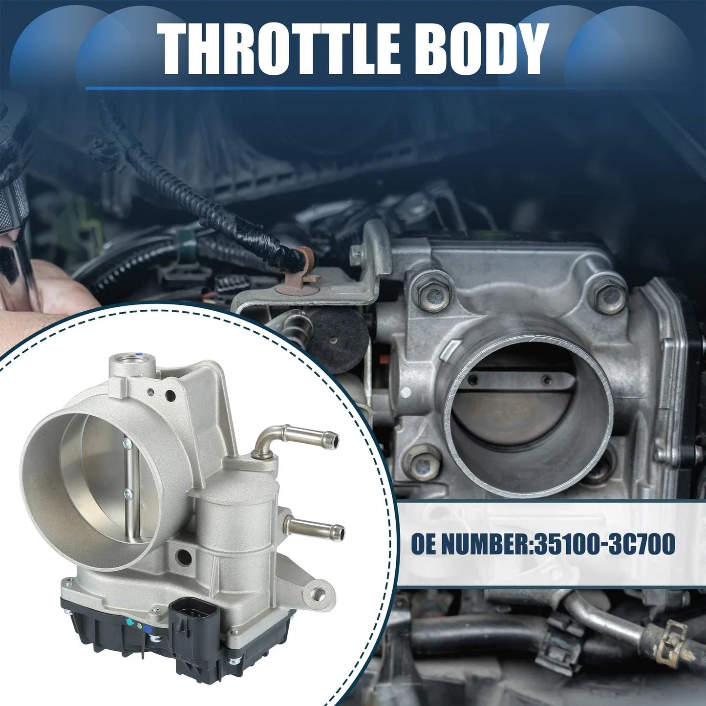 Throttle Body Actuator for Hyundai Santa Fe 3.5L V6 (2010-2012)