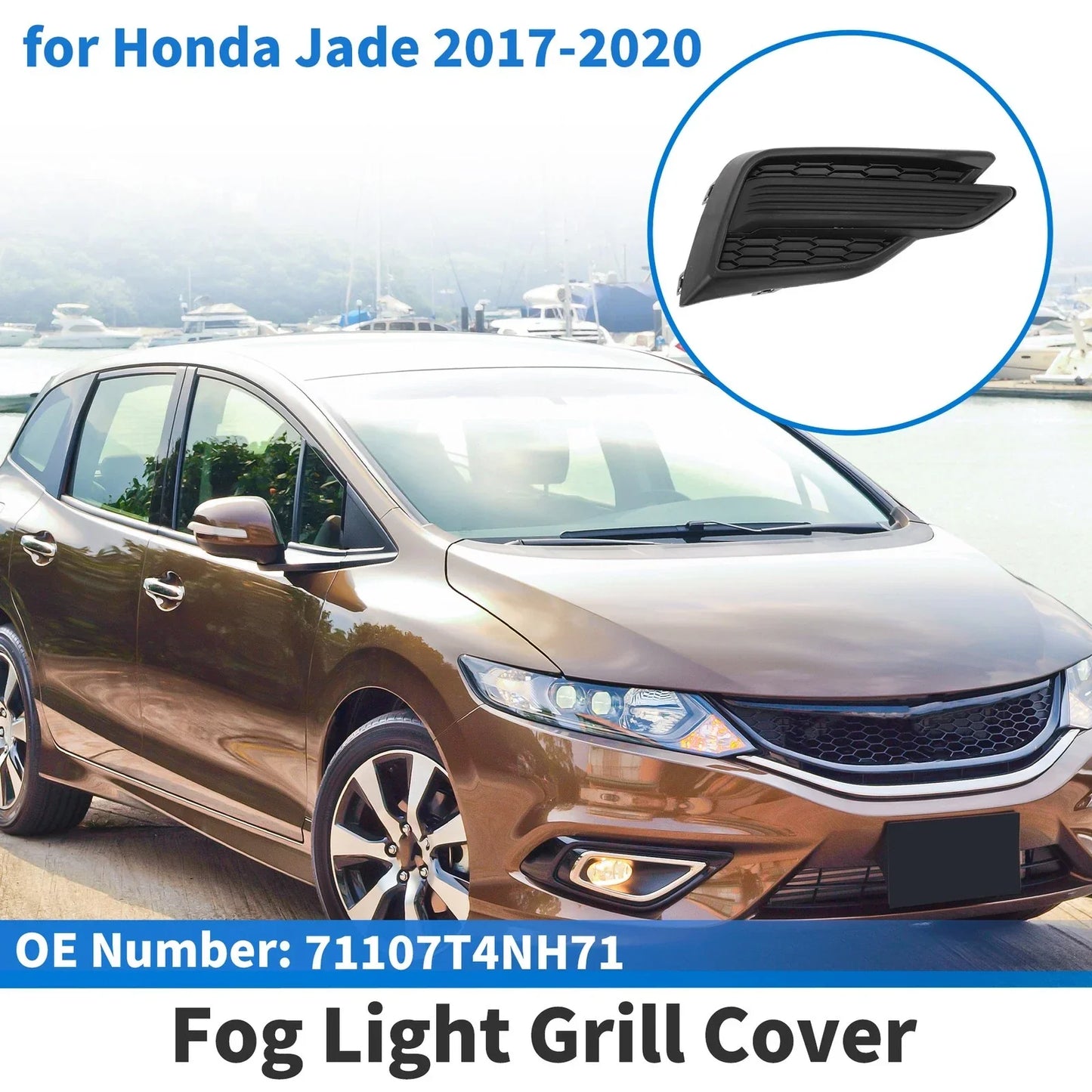 Front Right Fog Light Grill for Honda Jade (2017-2020)