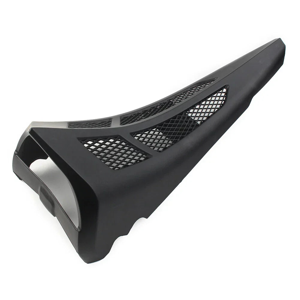 Matte Black Stretched Tall Chin Spoiler Scoop for Harley Street Road Glide (14-22)