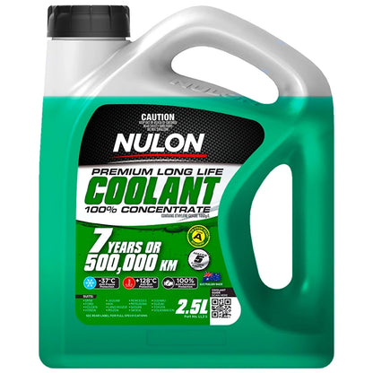 Nulon Green Premium Long Life Coolant 100% Concentrate 2.5L Long Life - AF/AB LL