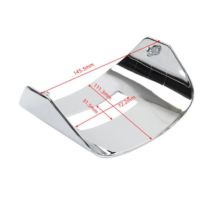 Chrome Tail Light Visor Cover for Harley Tri Glide FLHTCUTG (2009-2023)