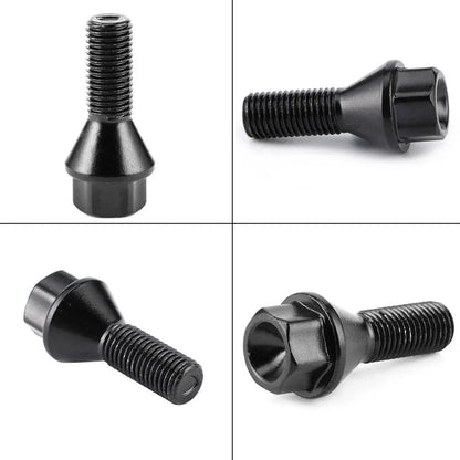 4 Pcs M1 1.5 Wheel Lug Bolts for BMW 1 3 5 6 7 8 Series X1 Z1 Z3 Z4